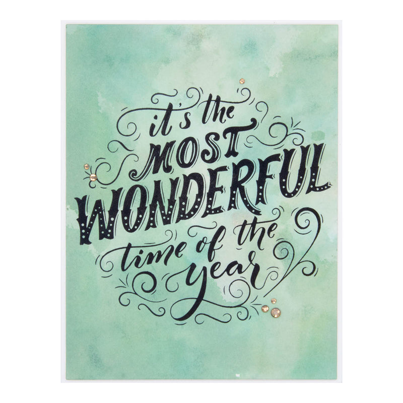 Spellbinders BetterPress Press Plate - Most Wonderful Time, BP-066