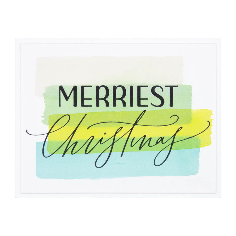 Spellbinders BetterPress Plate - Merriest Christmas, BP-068