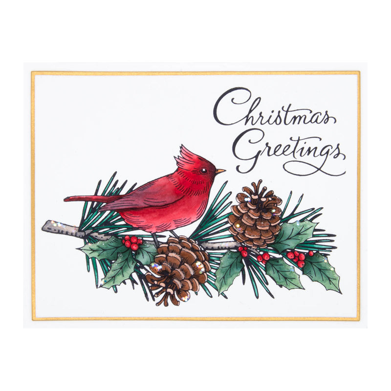 Spellbinders BetterPress Press Plate - Christmas Greetings, BP-071