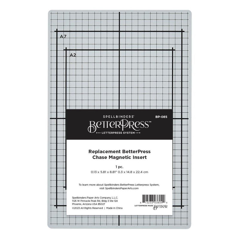 Spellbinders - BetterPress Replacement Chase Magnetic Insert, BP-085