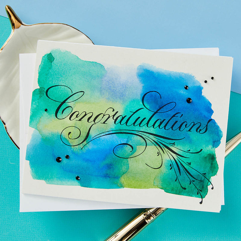 Spellbinders BetterPress Press Plates - Congratulations, BP-099