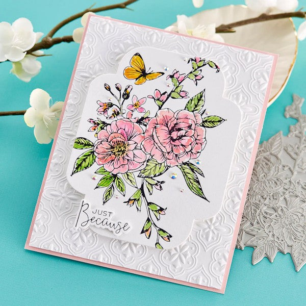 Spellbinders - Porcelain A7 BetterPress DW Cotton Card Panels, BPC-012