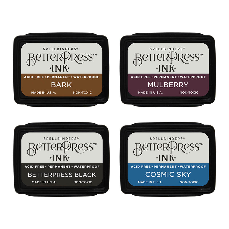 Spellbinders BetterPress Ink Mini Set - Regal Tones, BPI-003