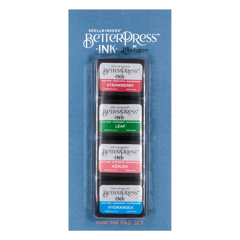 Spellbinders BetterPress Ink Mini Set - Flower Garden, BPI-012