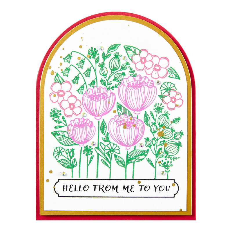 Spellbinders BetterPress Press Plates - Blooming Garden, BPR-002