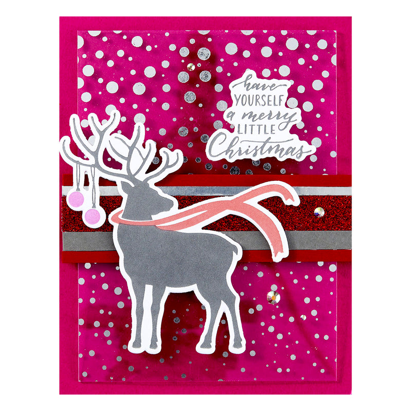 Spellbinders BetterPress Registration Press Plate & Die Set - Dashing Reindeer, BPR-013