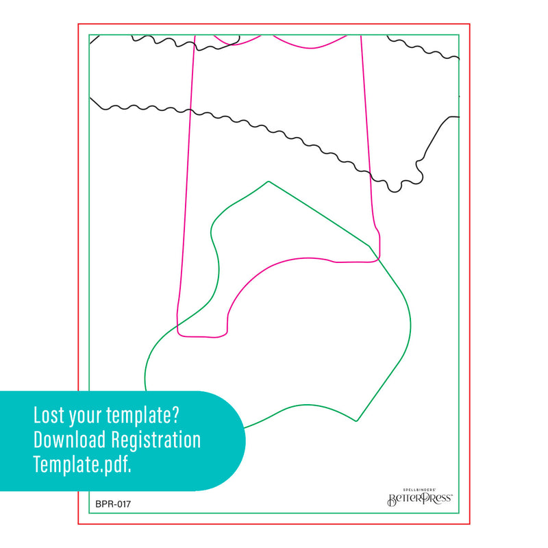 Spellbinders BetterPress Registration Plates - Ornamental, BPR-017