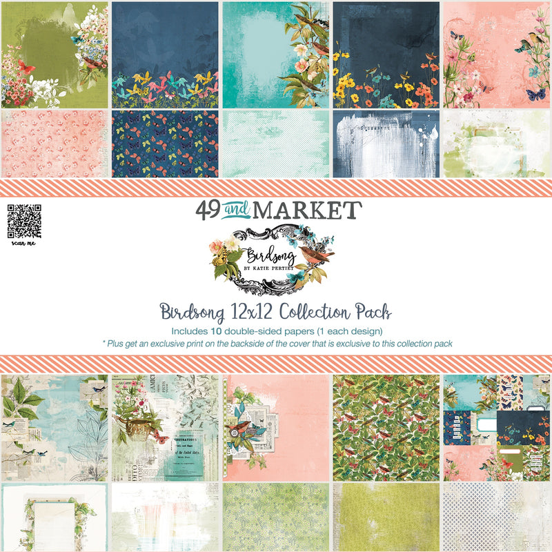 49 & Market Collection Pack 12x12 - Birdsong, BSK-29284