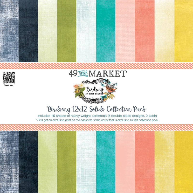 49 & Market Collection Pack 12x12 - Birdsong Solids, BSK-29291