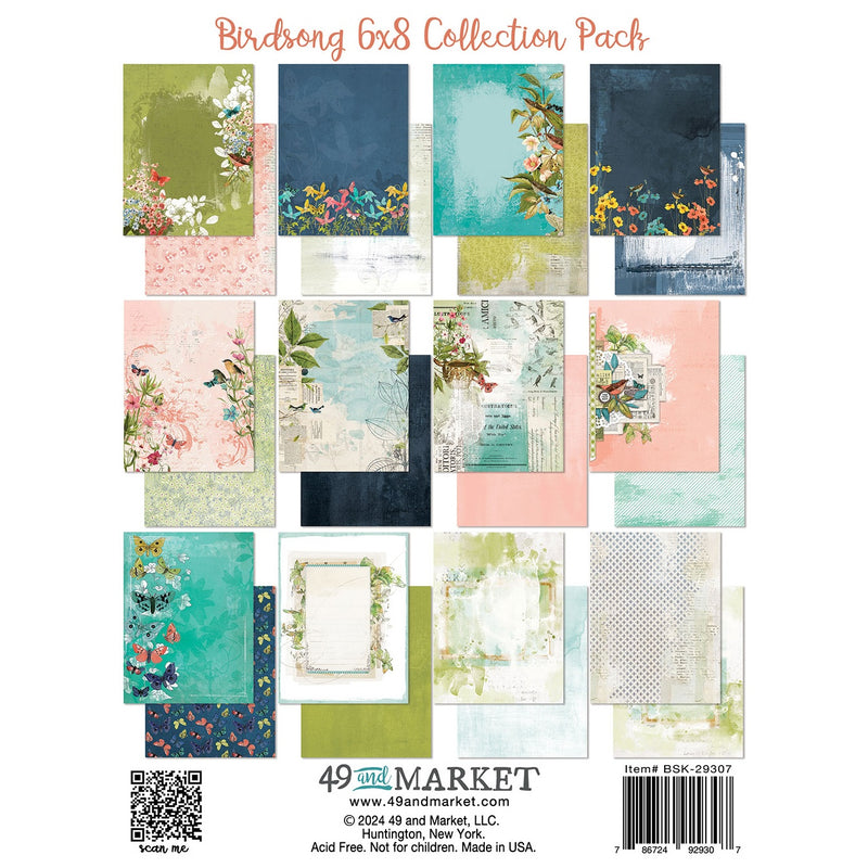 49 & Market Collection Pack 6x8 - Birdsong, BSK-29307