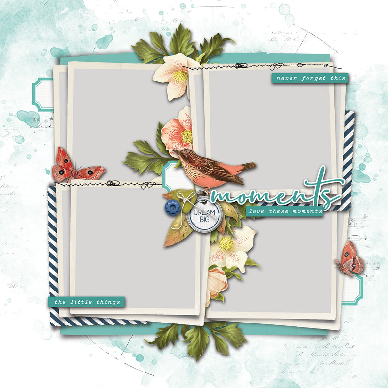 49 & Market Page Kit - Birdsong, BSK-29475