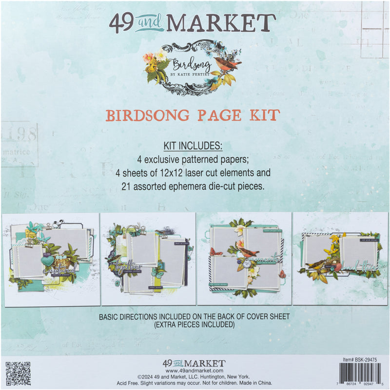 49 & Market Page Kit - Birdsong, BSK-29475