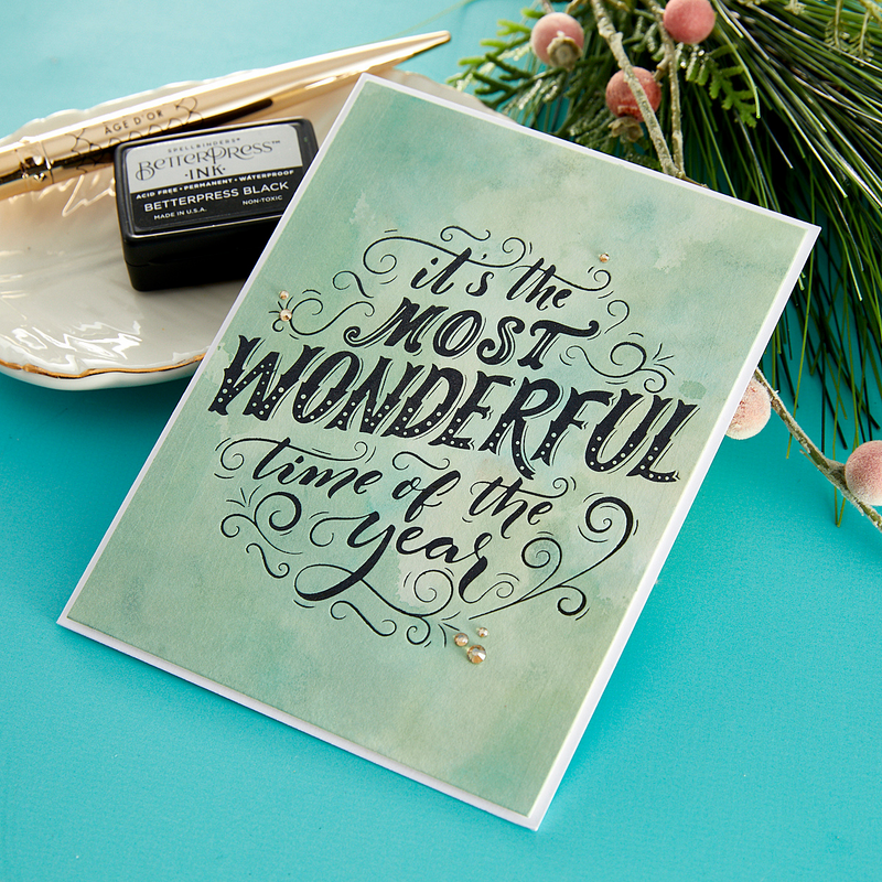 Spellbinders BetterPress Press Plate - Most Wonderful Time, BP-066