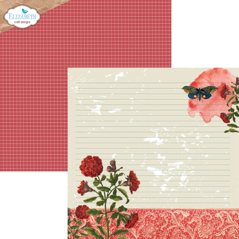 Elizabeth Craft Designs 12x12 Paper Pack- Harmonious Hodgepodge, C024