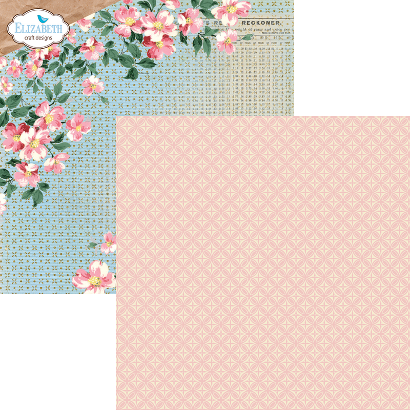 Elizabeth Craft Designs 12x12 Paper Pack- Harmonious Hodgepodge, C024