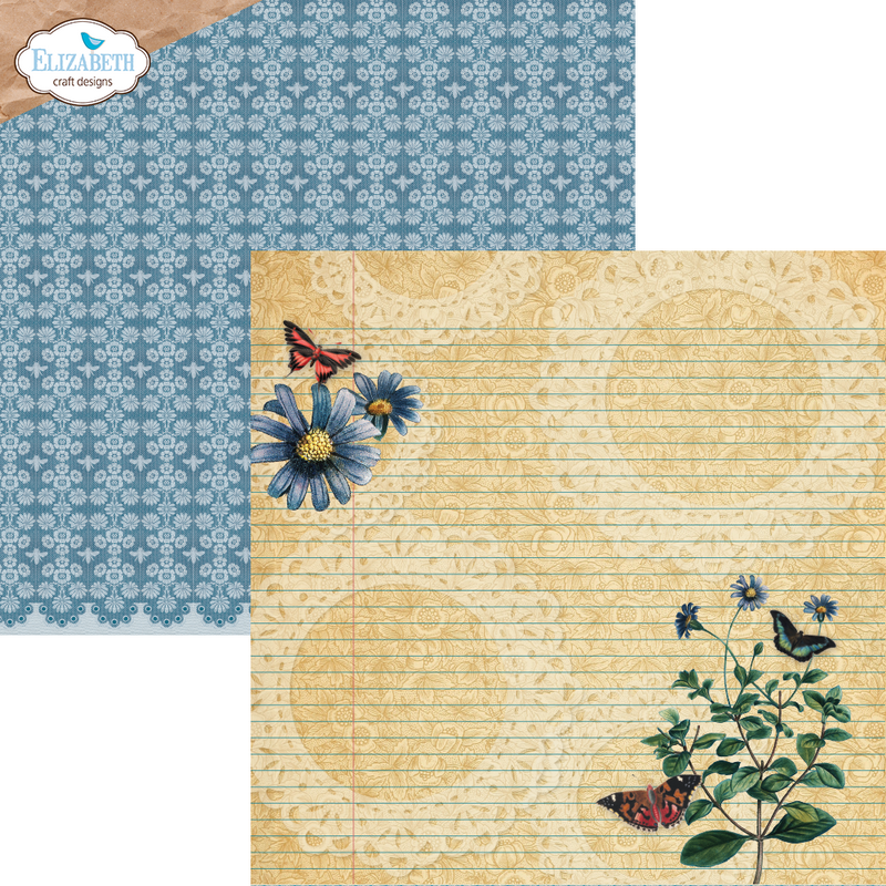 Elizabeth Craft Designs 12x12 Paper Pack- Harmonious Hodgepodge, C024