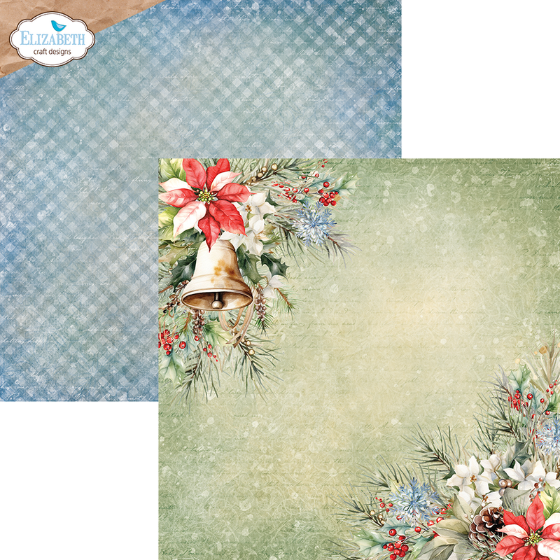 Elizabeth Craft Designs 12x12 Paper Pack- Joyous Christmas, C025