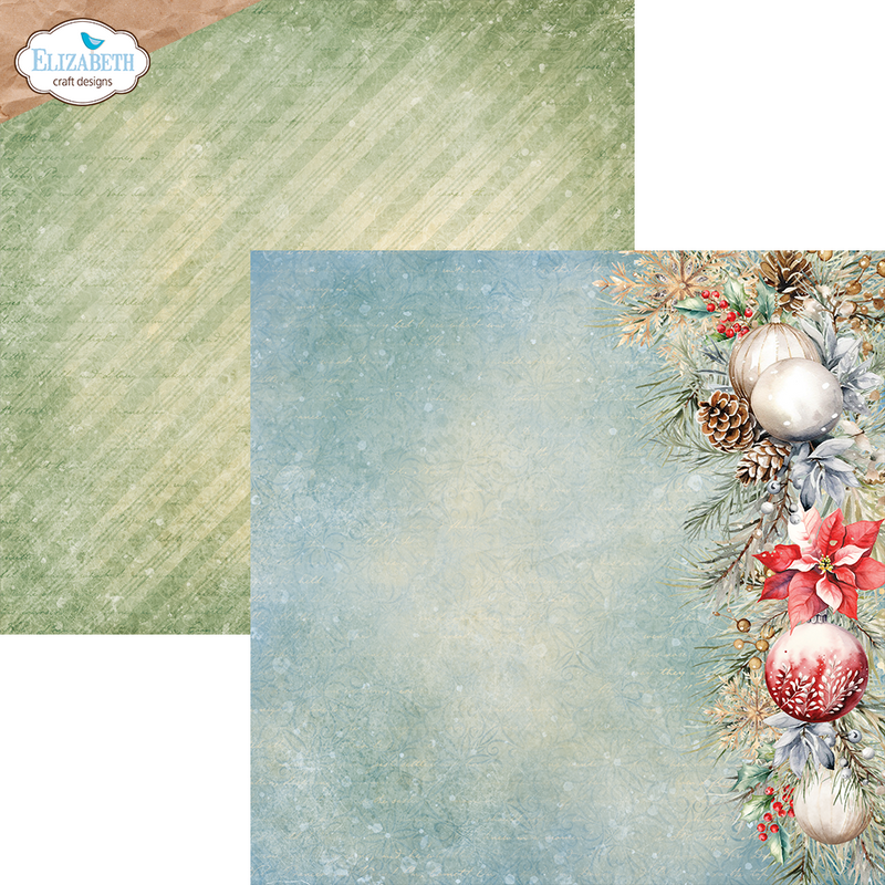 Elizabeth Craft Designs 12x12 Paper Pack- Joyous Christmas, C025