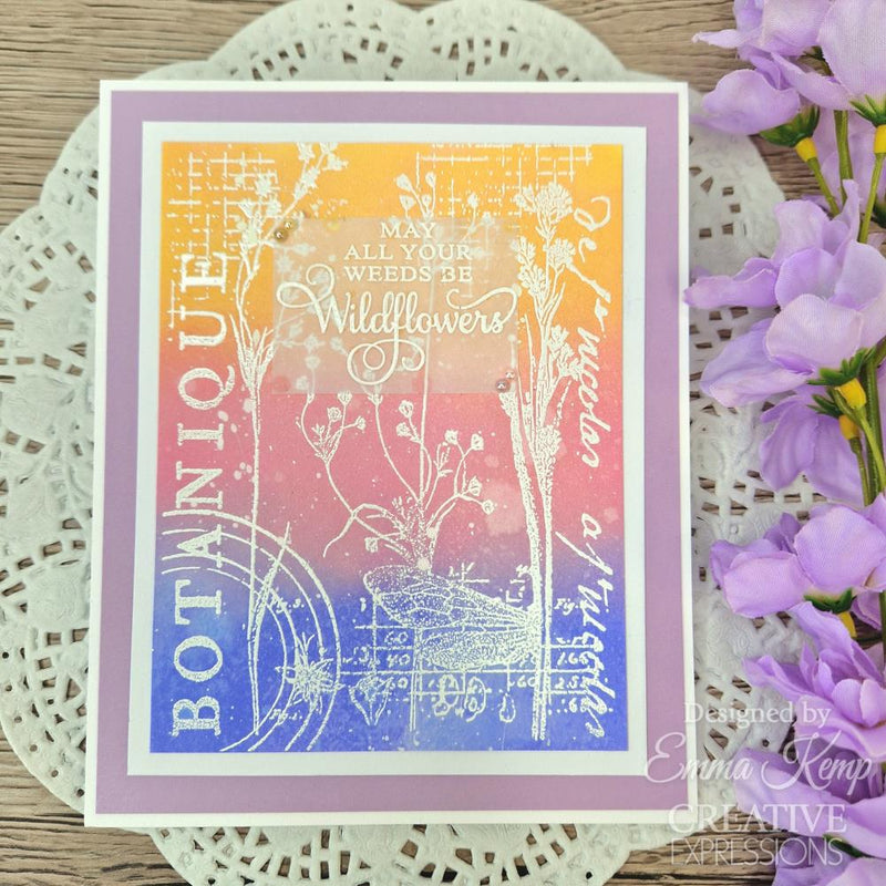 Creative Expressions Stamp Set - Botanical Collage, CEC1030 by: Sam Poole