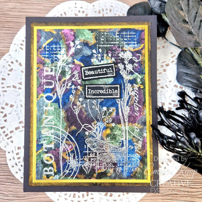 Creative Expressions Stamp Set - Botanical Collage, CEC1030 by: Sam Poole