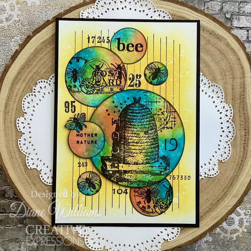 Creative Expressions 4x6 Clear Stamp Set - Bee, CEC1080 by Sam Poole