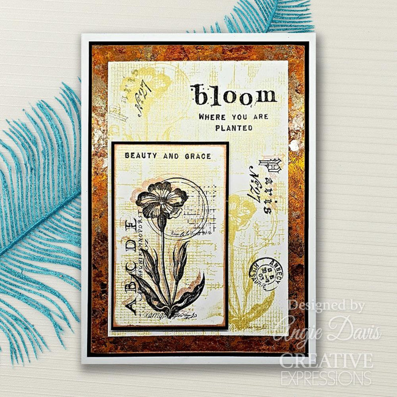 Creative Expressions 4x6 Clear Stamp Set - Bloom, CEC1081 by Sam Poole