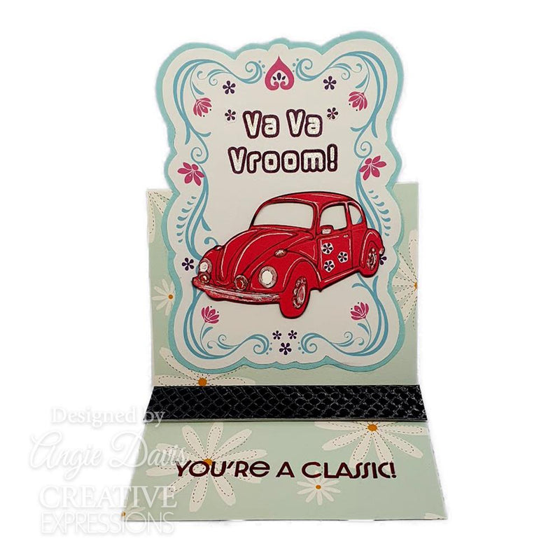 Creative Expressions 6x8 Clear Stamp Set - Classic Cars, CEC1088 by Sam Poole