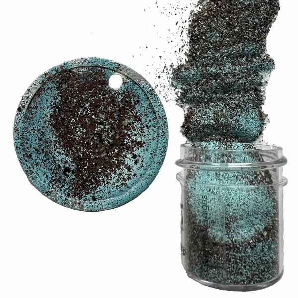 Lindy's Gang Chunky Embossing Powder - Carefree Verdigris (new formula), CEPCV