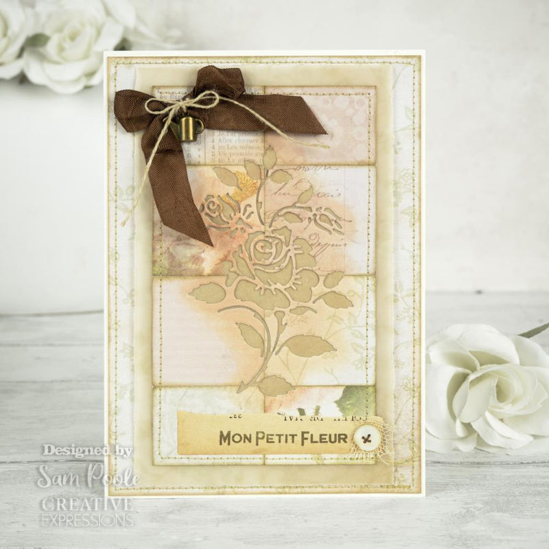 Creative Expressions Paper Pad 8X8 - Shabby Blooms, CEPP0007 by Sam Poole