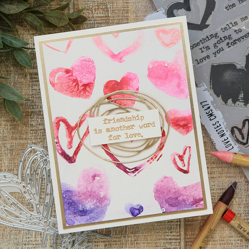 Stampers Anonymous Stamp Set - Love Notes, CMS477 by: Tim Holtz