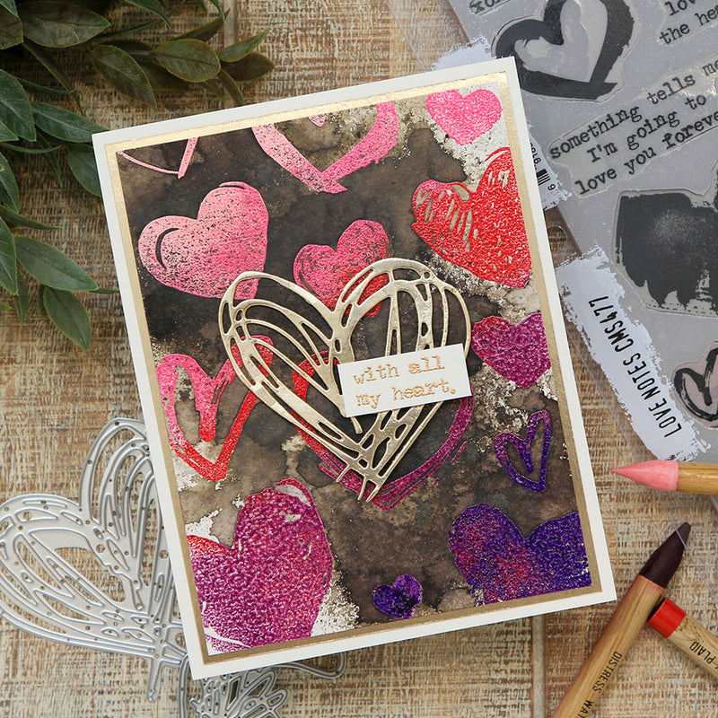 Stampers Anonymous Stamp Set - Love Notes, CMS477 by: Tim Holtz