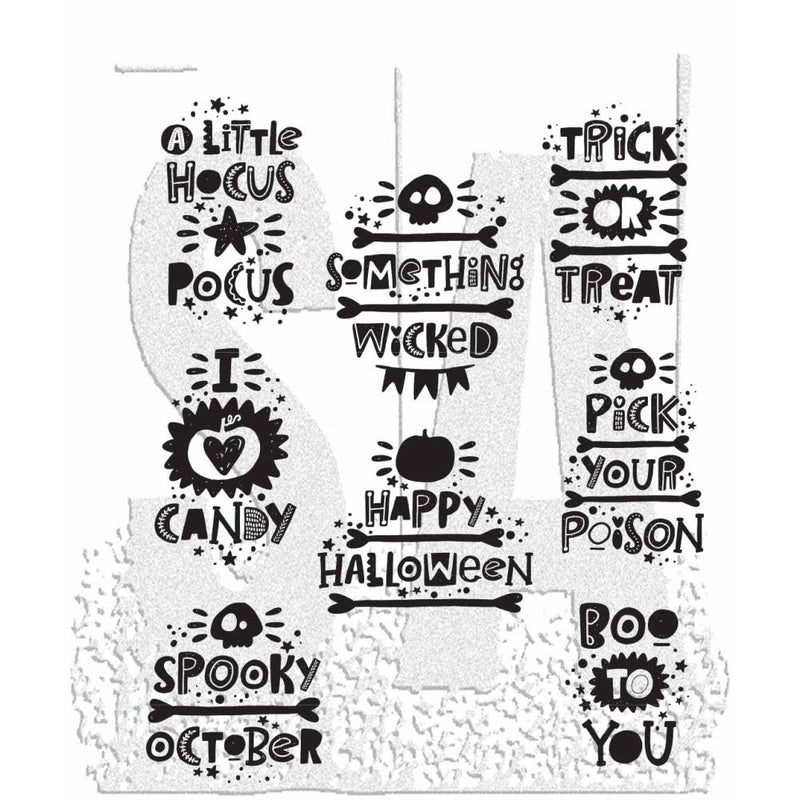 Stampers Anonymous Stamps - Halloween Whatnots, CMS491 by Tim Holtz