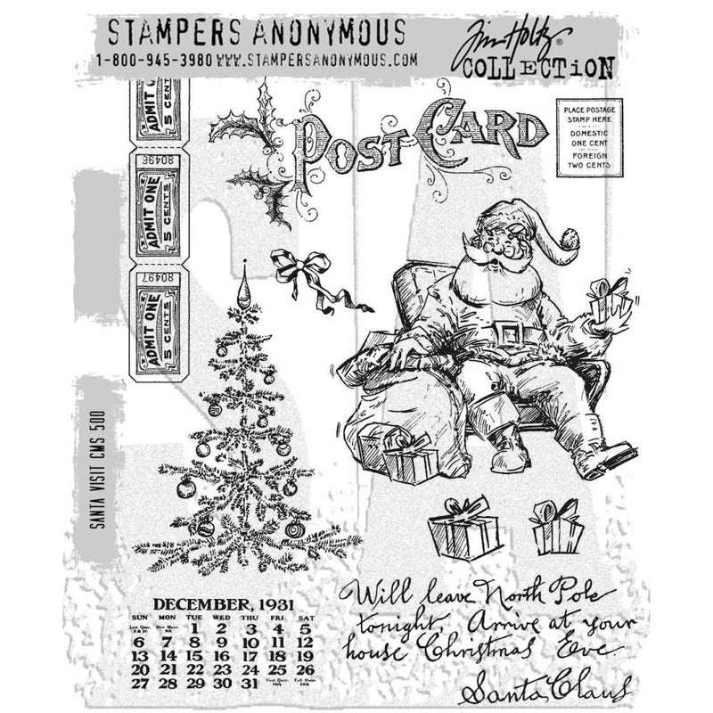 Coming Soon - Stampers Anonymous - IWIA Stamps & Stencils Christmas 2024 Edition, IWIACS24, by Tim Holtz