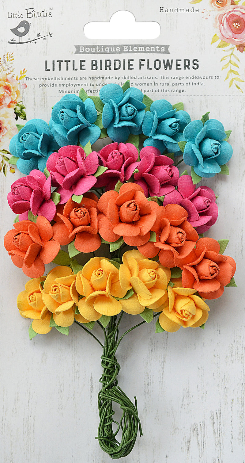 Little Birdie Catalina Bouquet Flowers - Vivid Palette, CR79315