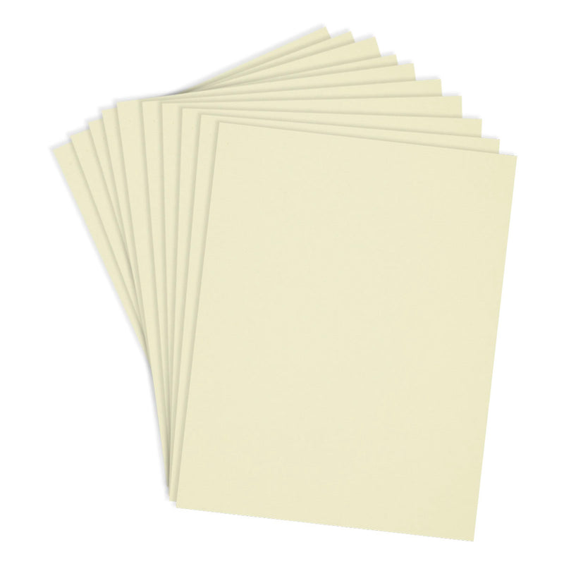Spellbinders Colorwheel Cardstock 8.5x11 - Alabaster 10 Sheets, CS-8-141