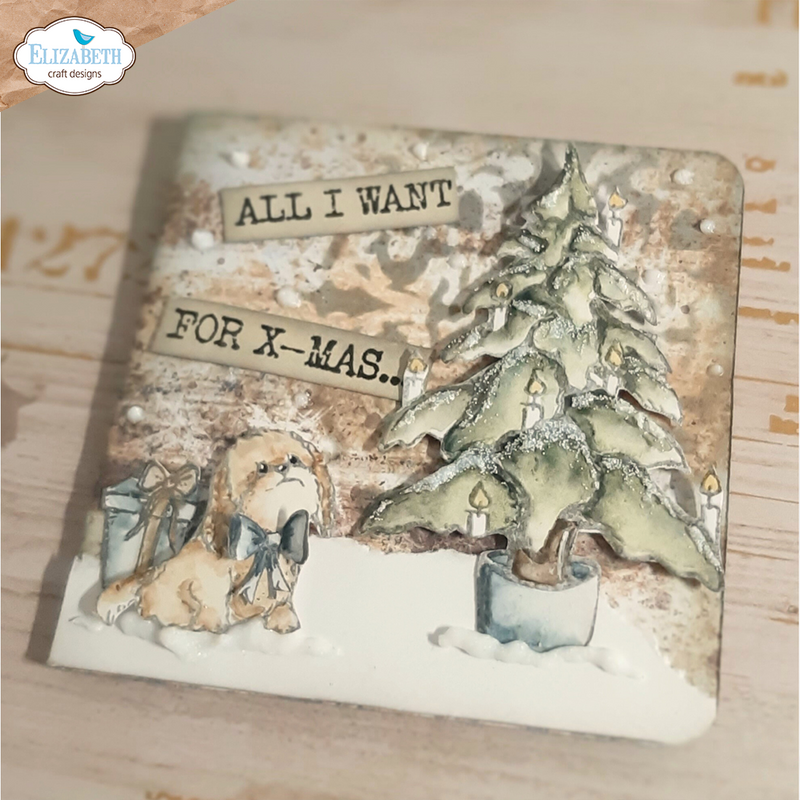 Elizabeth Craft Designs Stamp Set - All I Want..., CS309