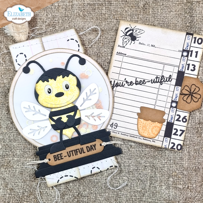 Elizabeth Craft Designs Clear Stamp Set - Bug & Kisses,  CS316