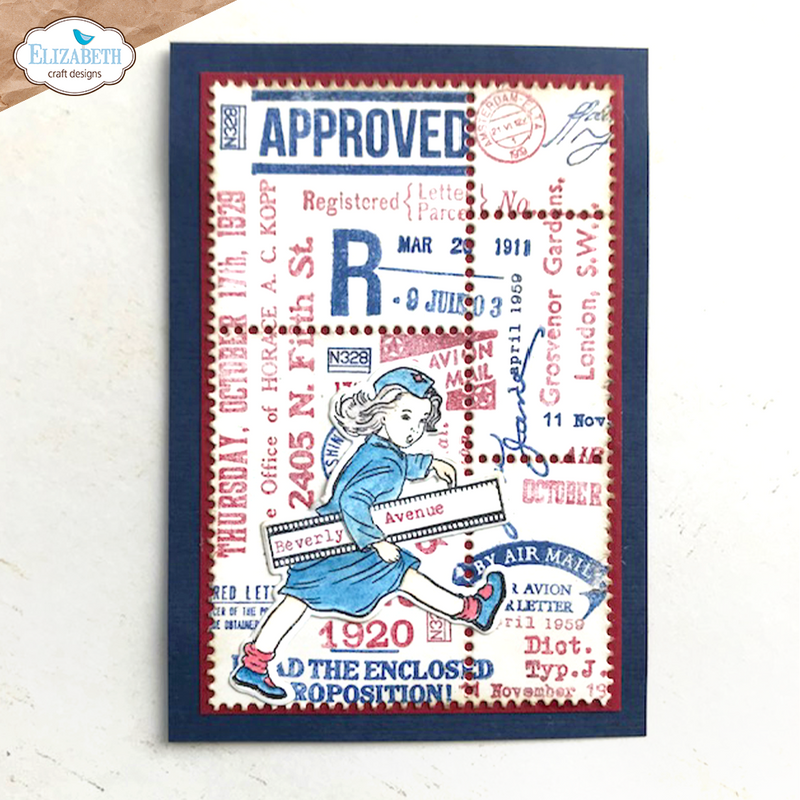 Elizabeth Craft Designs Clear Stamp Set - Correspondence from the Past 1, CS324