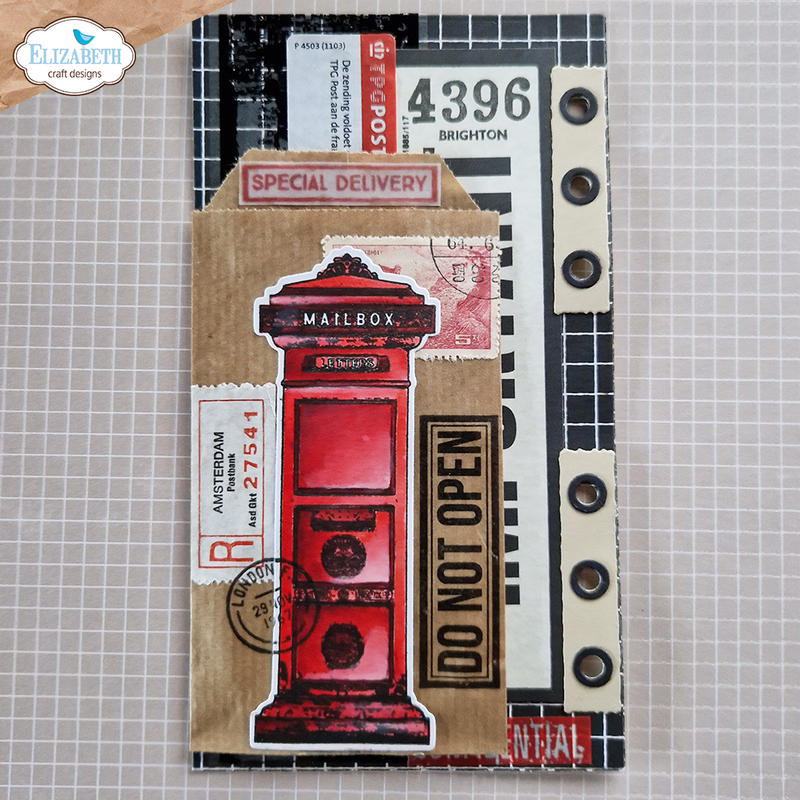 Elizabeth Craft Designs Stamp & Die Set - Correspondence From the Past 3, CS338