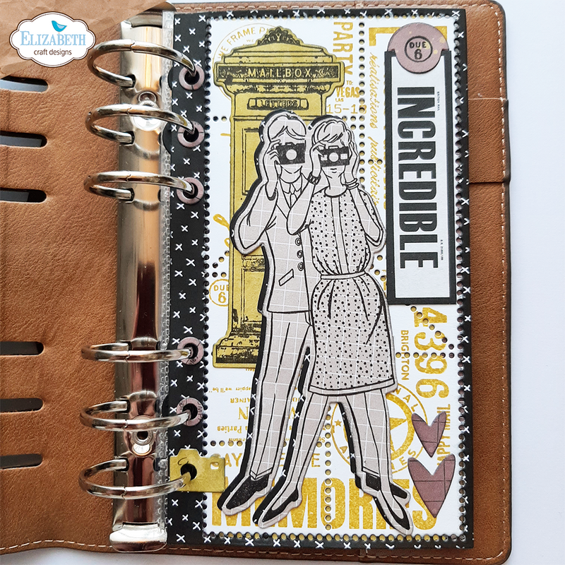 Elizabeth Craft Designs Stamp & Die Set - Photos From the Past, CS339