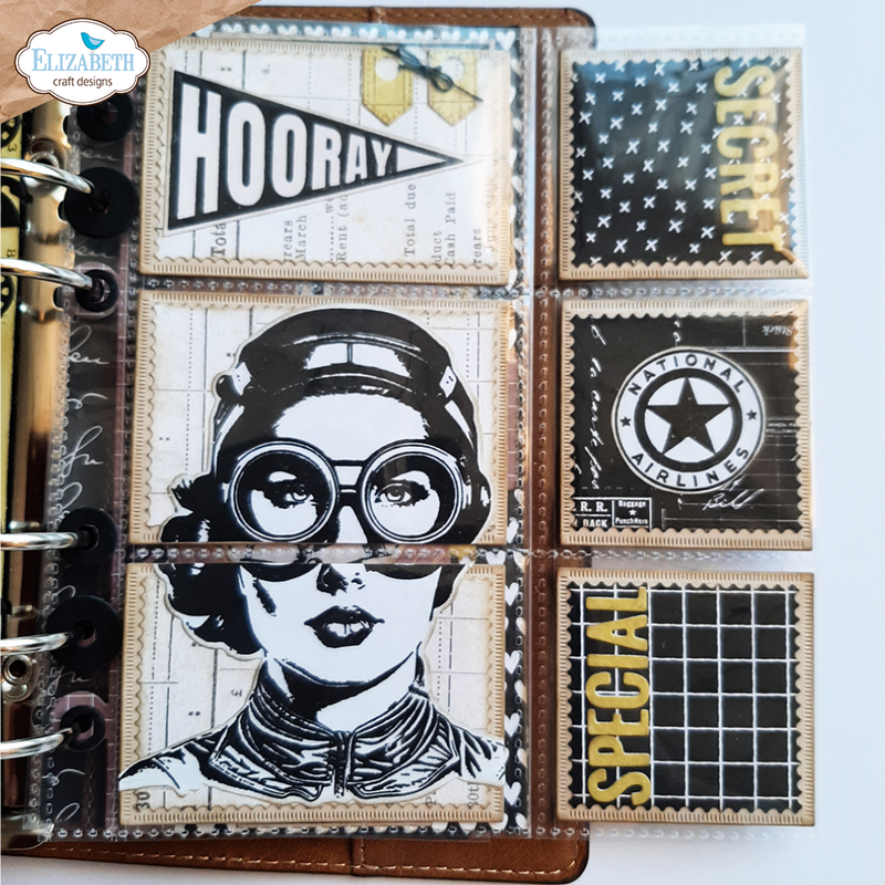 Elizabeth Craft Designs Stamp & Die Set - Travels From the Past, CS340