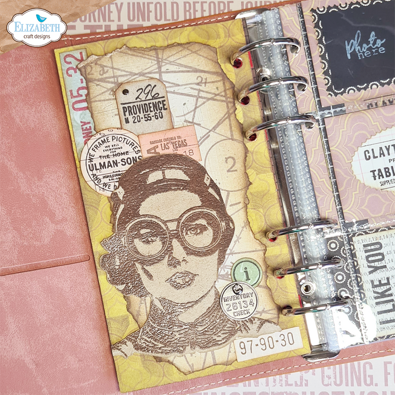 Elizabeth Craft Designs Stamp & Die Set - Travels From the Past, CS340