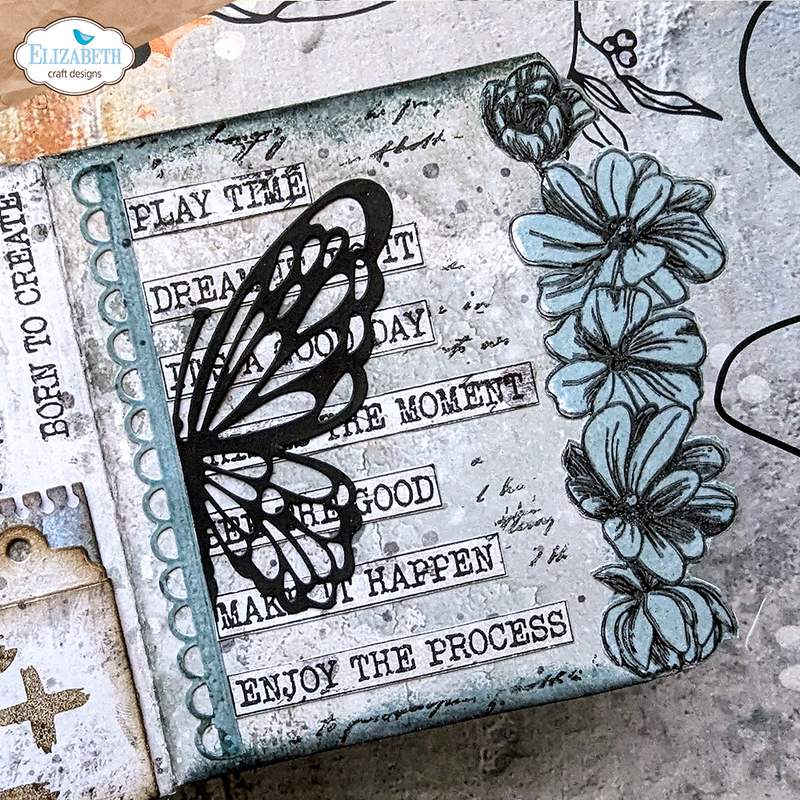 Elizabeth Craft Designs Clear Stamp Set - Journal Phrases 3, CS346