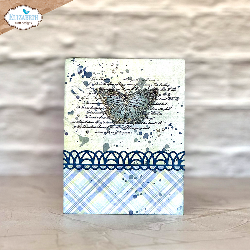 Elizabeth Craft Designs Clear Stamp Set - Butterflies & Swirls, CS348 by: Paper Flowers