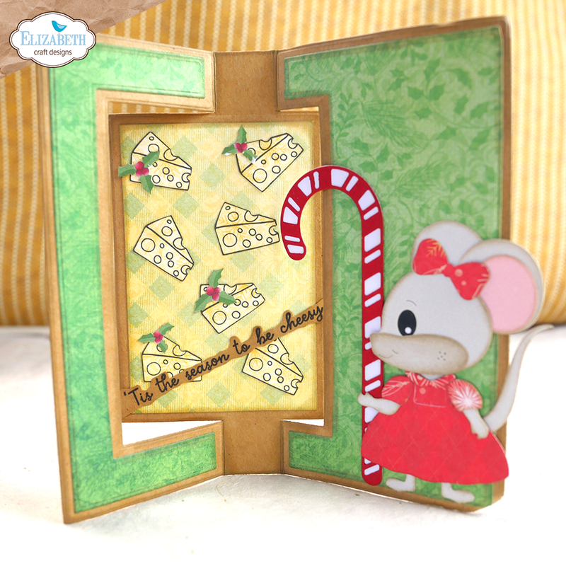 Elizabeth Craft Designs Clear Stamp Set - Mice Sentiments, CS387