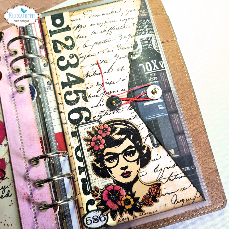 Elizabeth Craft Designs Stamp & Die Set -  Frida at Home, CSD356