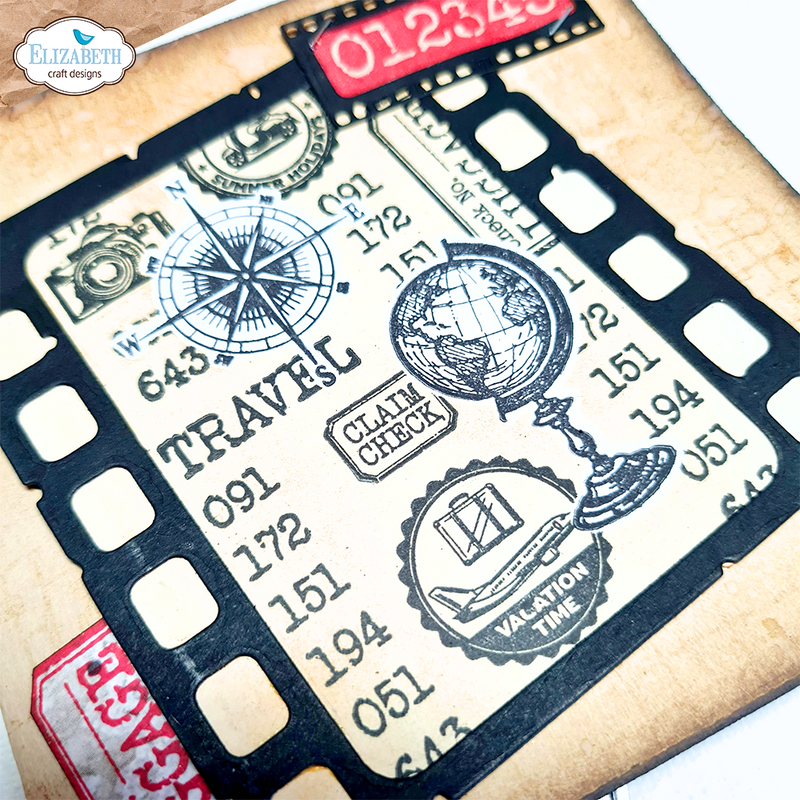 Elizabeth Craft Designs Stamp & Die Set -  Around the World, CSD361