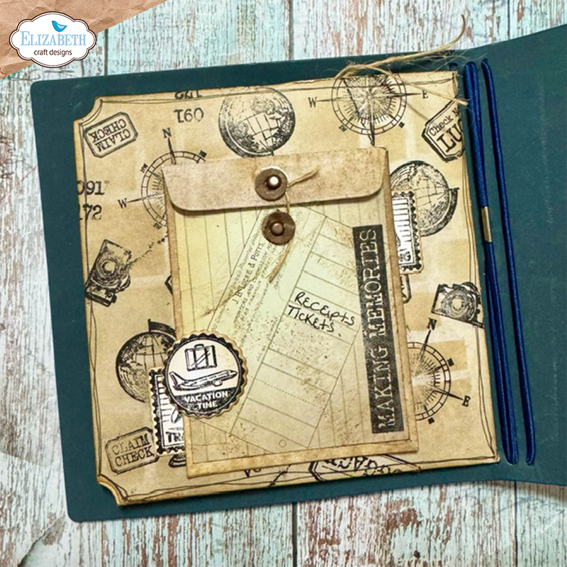 Elizabeth Craft Designs Stamp & Die Set -  Around the World, CSD361