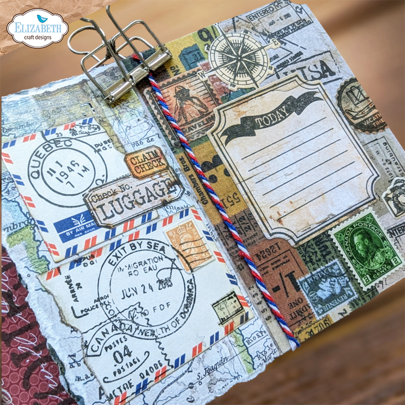 Elizabeth Craft Designs Stamp & Die Set -  Around the World, CSD361