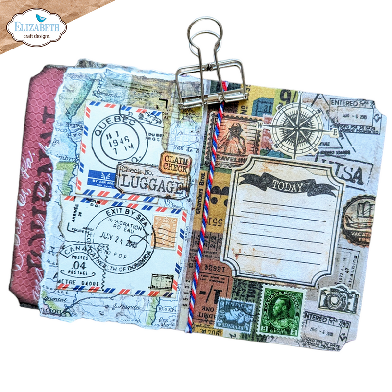 Elizabeth Craft Designs Stamp & Die Set -  Around the World, CSD361